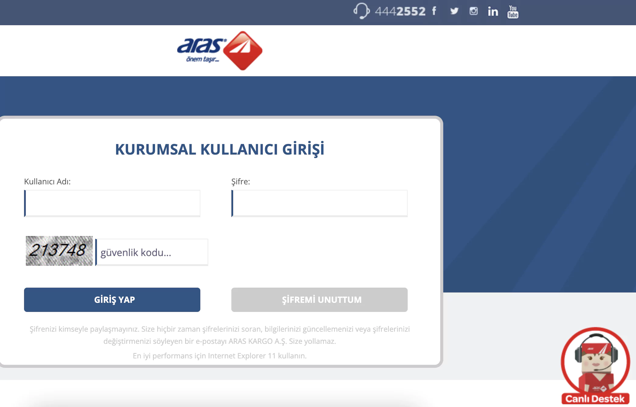 aras-kargo-kurumsal-giris