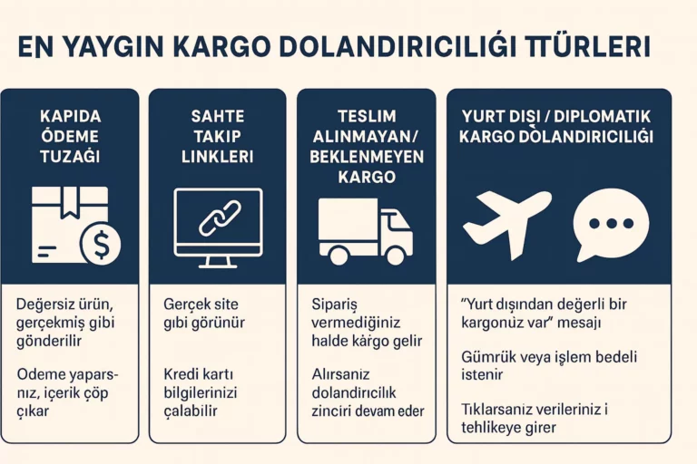 teslim alınmayan kargo dolandırıcılığı